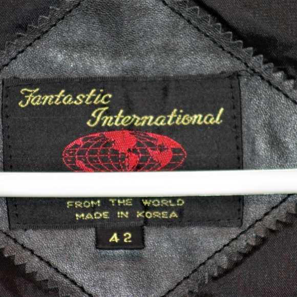 Vintage Leather Jacket by Fantastic International - Picture 5 of 5